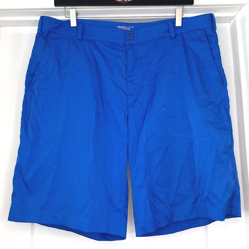 Nike Golf Tour‎ Performance Dri-FIT Shorts Mens 40 Royal Blue Activewear